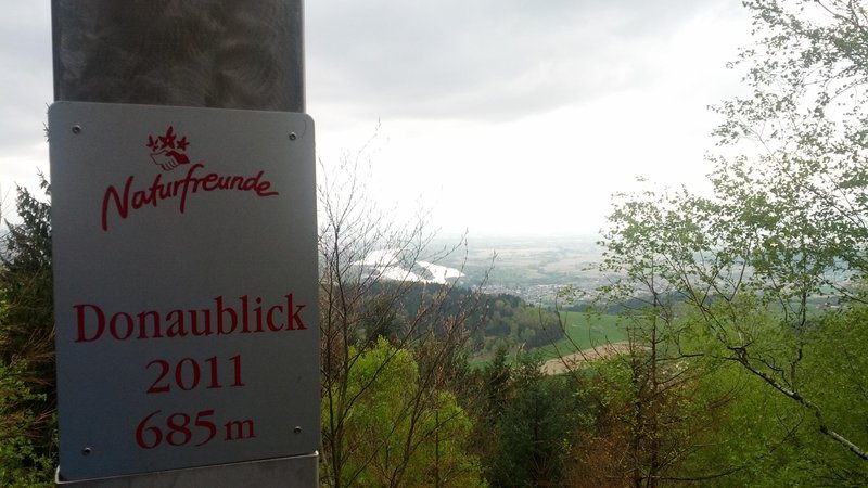 Donaublick, Nähe Unterpuchenau (18. April 2014)